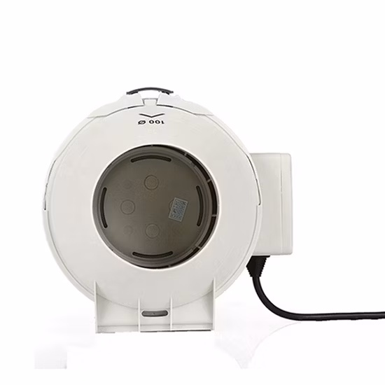 Ventilador em linha de ventilação de fluxo axial de fluxo misto Hf150